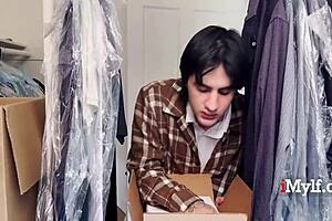 MILF's Past as Family Slut Gets Her Blackmailed by Stepson for Wild Action on iMYLF