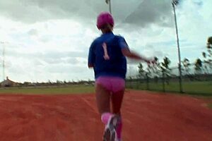 Blonde milf gets picked up at the park and gets young 18+ cock stuffed into her pussy