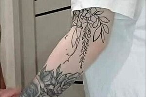 Stepmom's Friend Jerks Off My Dick At House Party