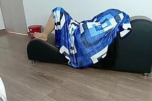 Stepson Sneaks In for POV Creampie with Bent Over Stepmom