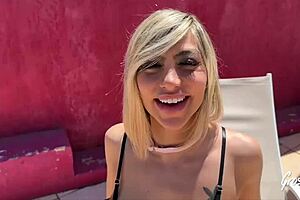 Lisa Belle, that naughty french milf, gets pounded like never before in stockings