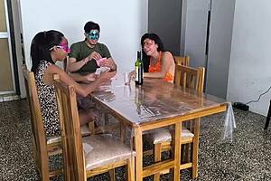 Will This Card Game Between Stepbrothers Turn Dirty With Horny Milf?