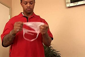 I ride monster cock doggystyle in fishnets and deepthroat