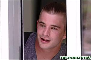 Big ass Latina MILF stepmom feels sorry for stepson and lets him fuck her