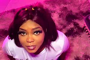 Latina Hijastra Bent Over Receives Monster Cock in Wet Pussy