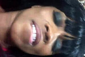 Fresh ebony milf meets Italian pounding in POV climax