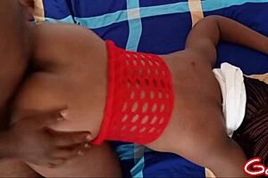 hot woman gets banged doggy style with clothes ripped