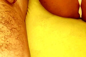 stepmom shares bed with stepson for anal fuck and cum inside pussy