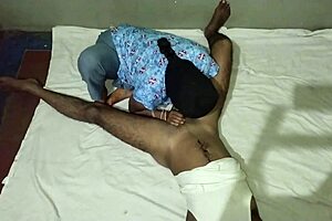 Indian College Couple Teasing With Blowjob And Creampie.