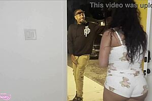 can you believe the hot stepmom fucking stepson until dad catches and joins?