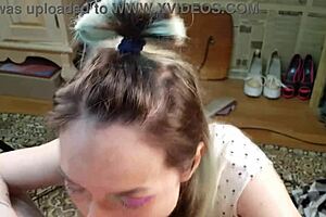 Cute Asian Stepmom Sucks Cock Hard In Homemade Video