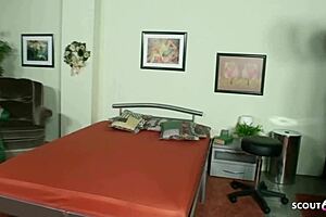 First threesome for young stud with two horny milfs on 18th! 😏