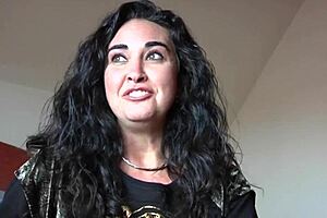 she's a lady outside, but in bed she's sucking big cocks