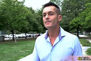 Montse the BBW MILF gets ass fucked by a stranger