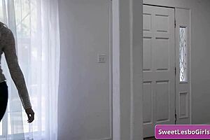 Olive Glass and Katrina Colt Enjoy Strap-On Fuck Play with Kissing