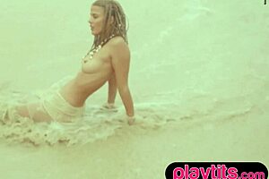 Petite Australian Milf Displays Round Tits And Sandy Bubble Butt