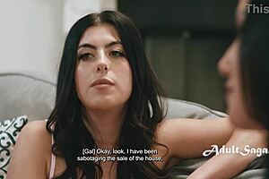 Jennifer White Licks Gal Ritchie's Pussy to Prevent House Sale