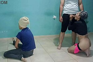 Can You Handle These Perverted Stepsisters Screaming During Taboo Family Fucking?