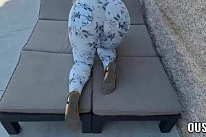 Latina Housewife Gets Assfucked Outdoors