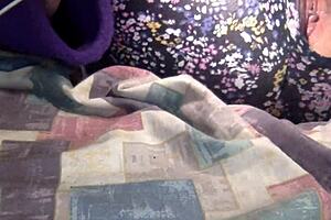 Trainer Stretches Neglected Housewife Pussy! Husband Watches Hard Pounding Creampie!