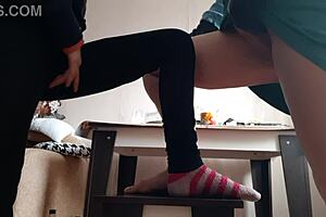 i'm a middle aged woman masturbating on chairs with a student, oh yeah