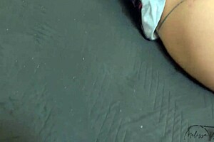 Black Woman Moans During Big Cock Creampie In Homemade Massage