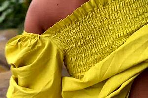 Shameless Young Latina Wife Gets Fucked Hard On The Porch