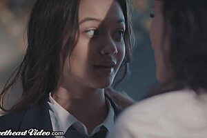 Reagan Foxx Guides Teen 18+ In Milf Lesbian Initiation. Big Tits Tribbing And Cunilingus Lick Muff Diving With Pussy Masturbation.