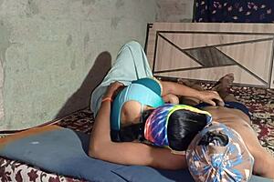 i can’t resist desi village bhabhi’s steamy bathroom fingering with husband