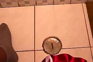 Finding stepmom's panties leads to wet blowjob and facial