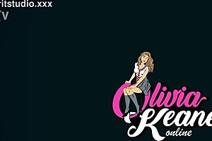 Pantyless Milf Caresses Wet Pussy to Loud Orgasm!