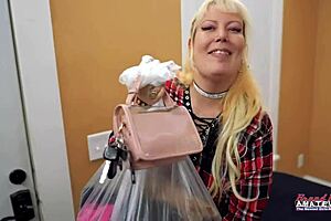 Nikki J Rubs Pussy and Sucks Cock Before Doggy Banging