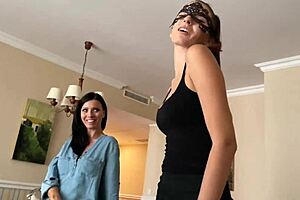 sating pajama threesome with brunette teen 18+ and milf pov sex