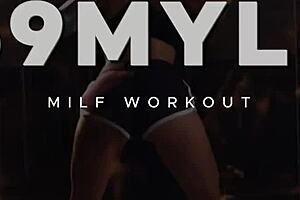 Workout milf Bree Brooks loves staying in shape at the gym every day