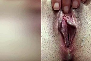 Wet pussy squirts creamy orgasm in solo closeups homemade