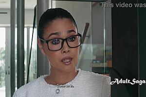 Is this summer internship turning sensual with dana vespoli and nicole aria in lesbian strapon domination?