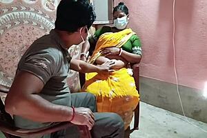 Step-Mother Demands Freehand Massage From Step-Son With Intense Action