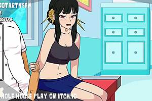 Yor Forger milf gets deepthroat, assfucking, and creampie from monster cock in multiple scenes