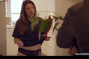 louise meritz in ditte louise s01e01 2015 performs blowjob and handjob topless