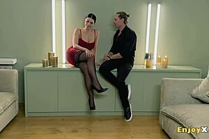 Russian Hoe Kira Queen TRUSSED and WAXED Before Hard FETISH Fuck!