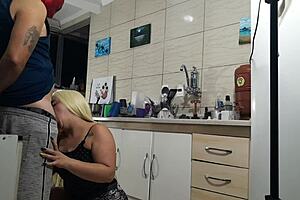 fucking hot stepmother in the kitchen