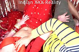 Indian step mom has quickie with step son in missionary, talking dirty.