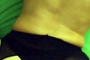 Blonde Teacher Teases in Stockings?