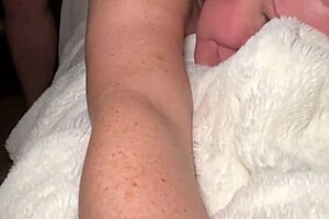 Avril Showers Prone Bone Fuck and Hairy Pussy Creampie!