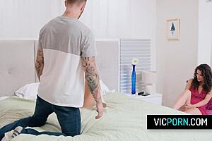 group sex ladies fuck each other, dude fucks superb pussy pie, cunilingus lingerie milf shaved brunette big ass cock muff diving.