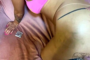 Stepmother enjoys a treat from her lover