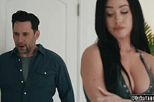 Emmy Demure用大天然奶教继子怎么操