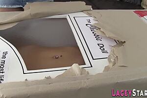 Busty Blonde Lesbian With Toys?