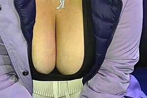 mature woman spotted on the street and approached for encounter