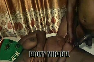 Hot ebony feels honey in the night unsure how to handle it